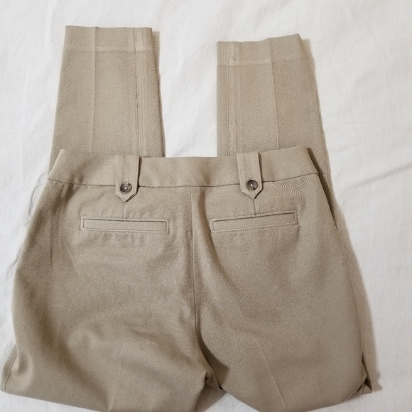 Banana Republic martin fit cropped neutral brown tan size 4 pants - Picture 10 of 11